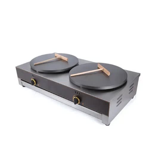 2 Plate Commercial Gas Crepe Maker
