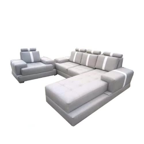 Omega Fur 6-seater L-shaped
