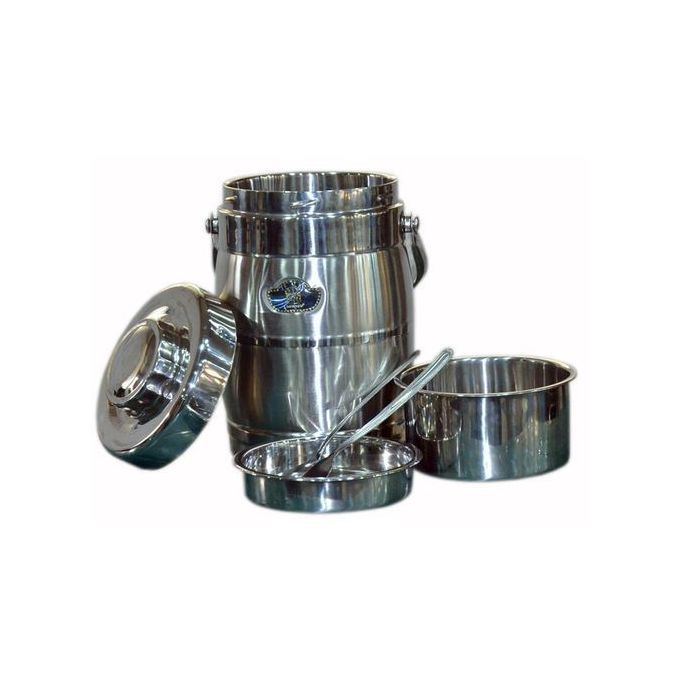 Stainless Steel Food Flask - 5 Set