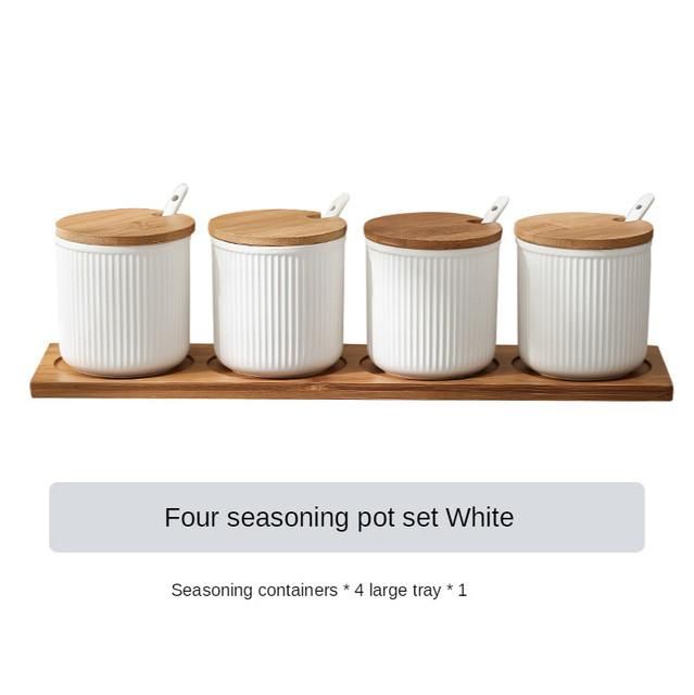 Nordic Style Ceramic Seasoning Pot