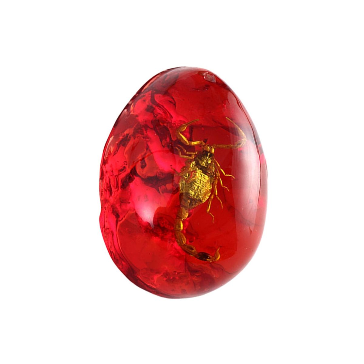 Scorpion Amber Decorations Vibrant Amber Collection Scorpion for Ages Red