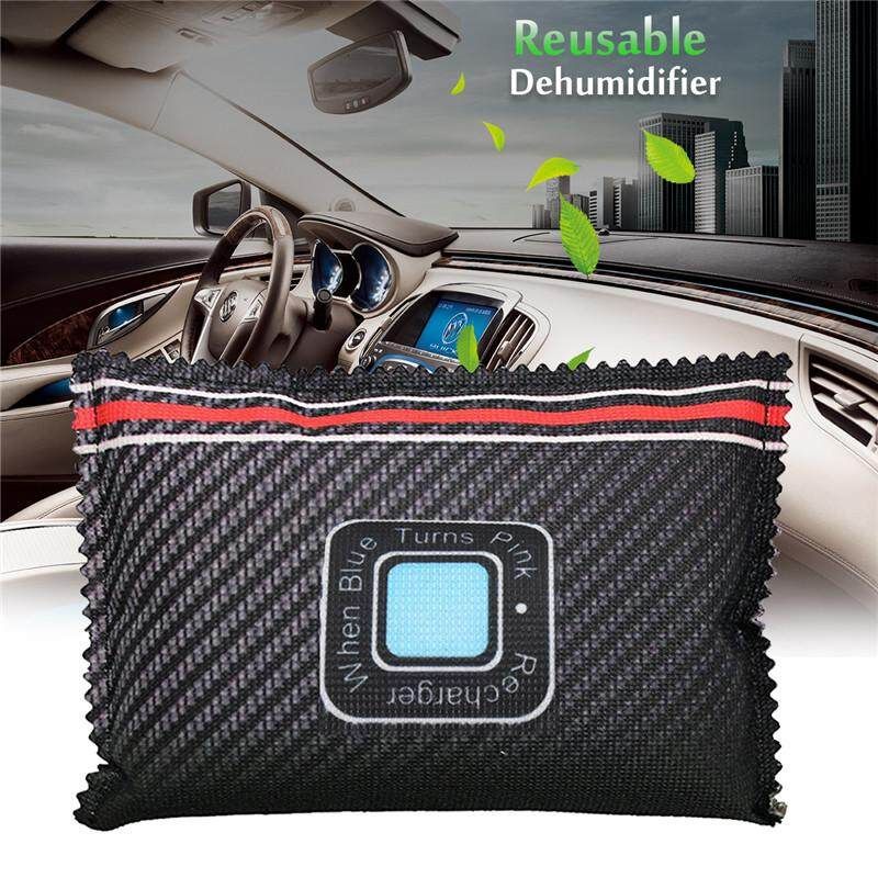 Car Dehumidifier Reusable Anti Mist Moisture Condensation Absorbing Bag Recycle