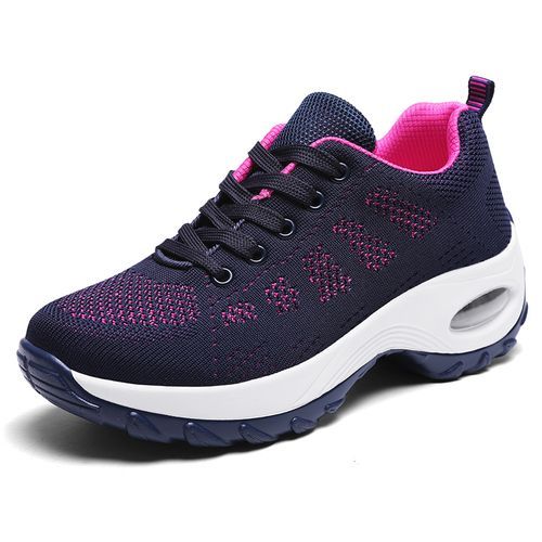 Big Size 42 Women Slim Shoes Casual Mesh Sneakers Purple