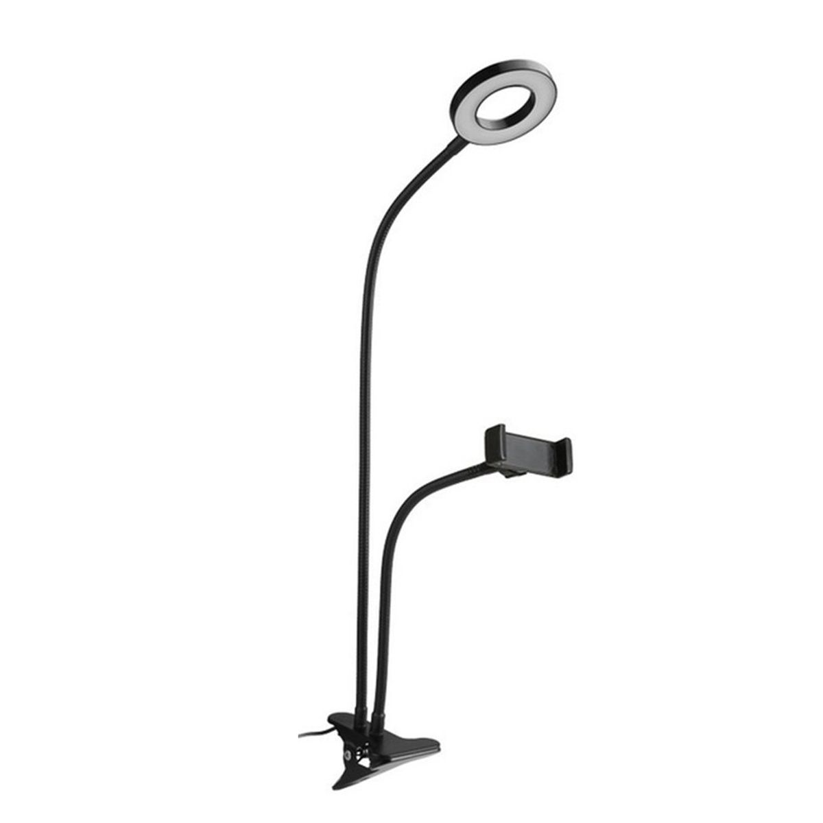 Fill Light USB Interface Adjustable Alloy LED Selfie-Black