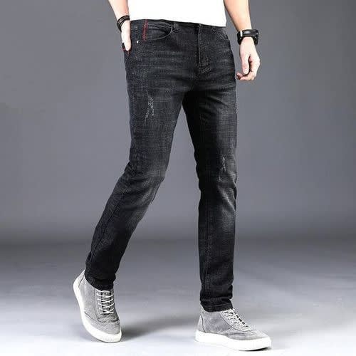 Men's Stock Straight Jeans - Black