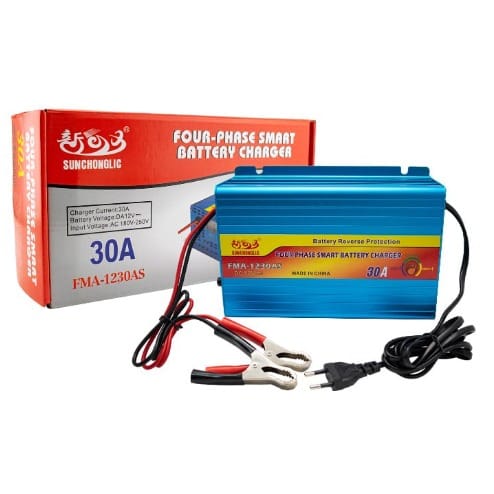 30amps Four Phase Smart Battery Charger