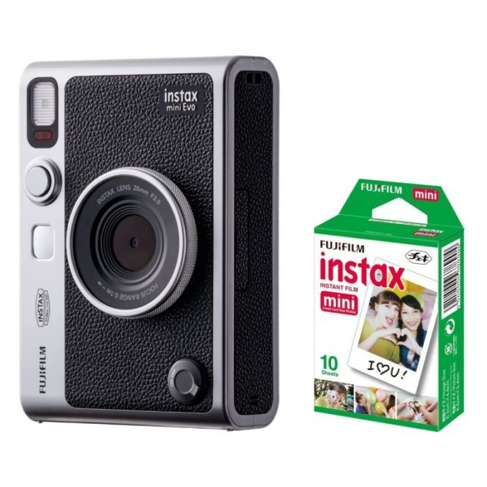 INSTAX MINI EVO Hybrid Camera And Film Bundle