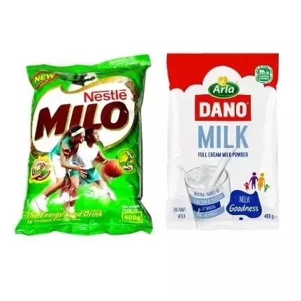 Nestle Milo & Dano Full Cream Milk - 400g Each