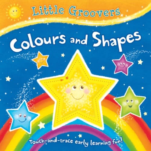 Little Groovers - Colours & Shapes Touch & Trace Book - Board Book