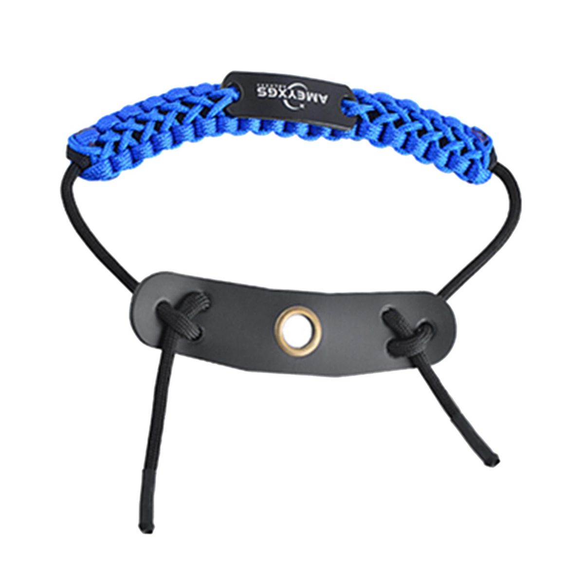 Adjustable Wrist  Strap Braided Cord Rope Compound Blue