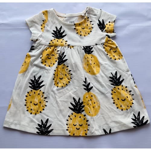 Pinneapple Print Dress Top