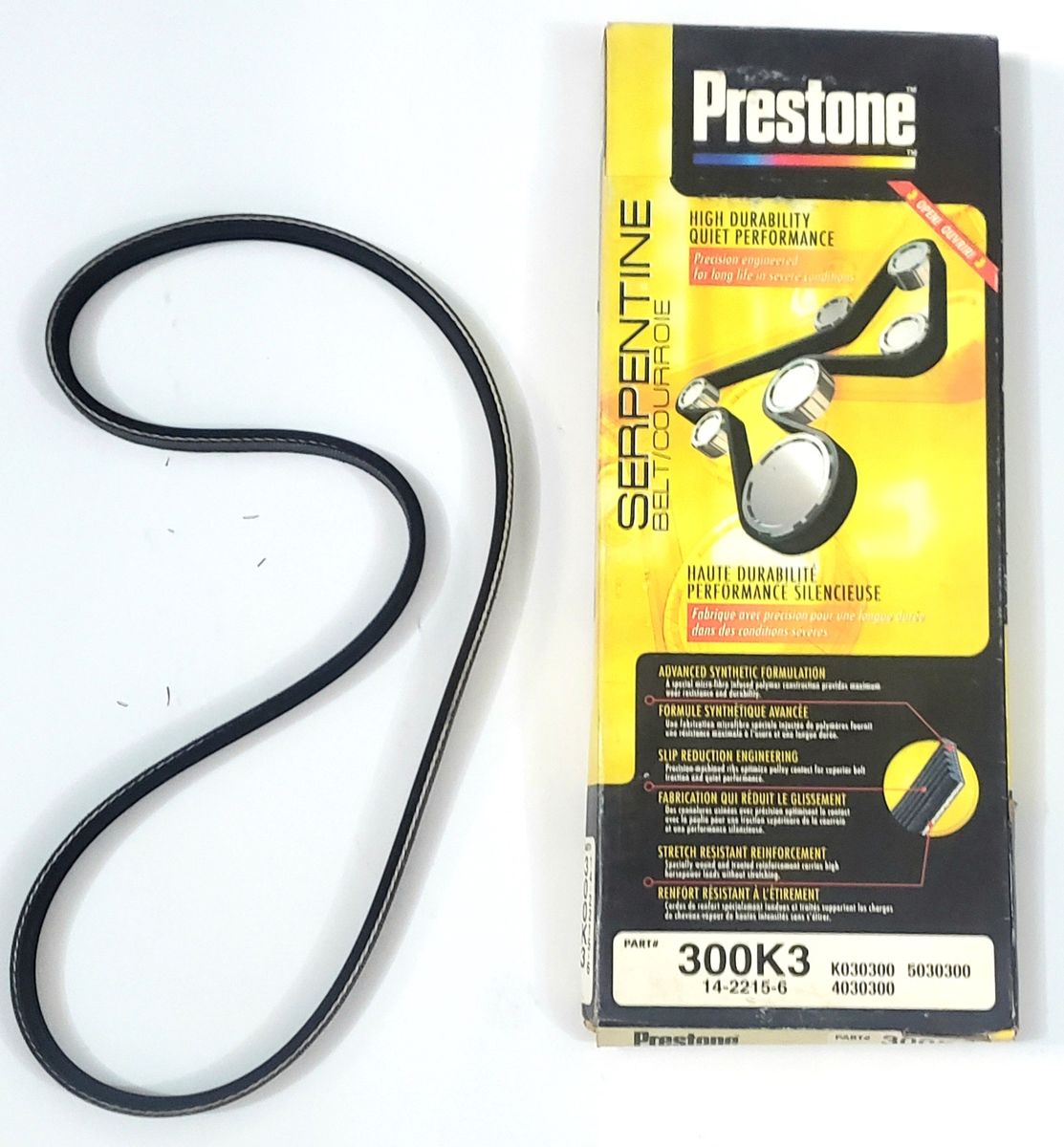 300K3 MULTI-V SERPENTINE BELT