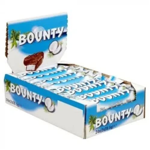 Bounty Chocolate Bars - 24 In A Pack