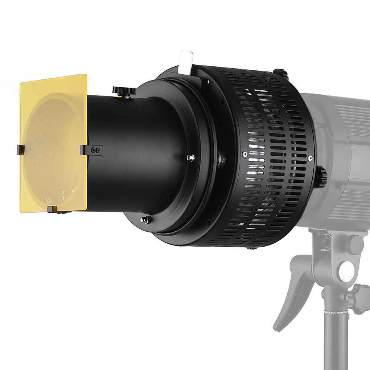 Metal Bowens Mount Focusing Snoot Reflector Flash Diffuser