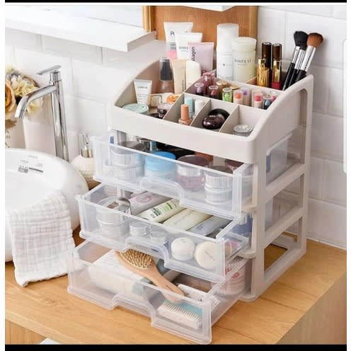 Big Cosmetics Storage Box- 3 Tiers