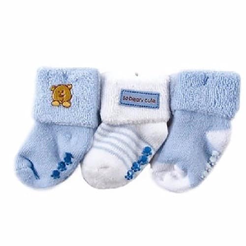 Baby Boys Socks - 3 Pairs