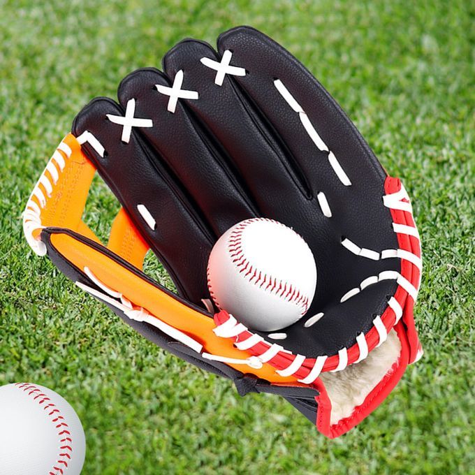Comfortable Baseball  Softball Teeball Glove For Orange Red S