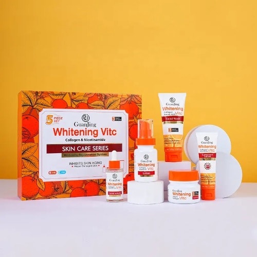 Guanjing Skin Care Products - Vitamin C Whitening & Anti Aging Body Set - 200g