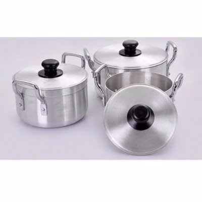 Aluminium  Cooking Pot -3 Sets