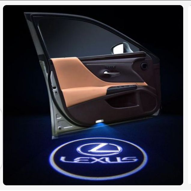 LEXUS 3D DOOR LOGO PROJECTOR GHOST SHADOW LIGHTS (4 PC'S)