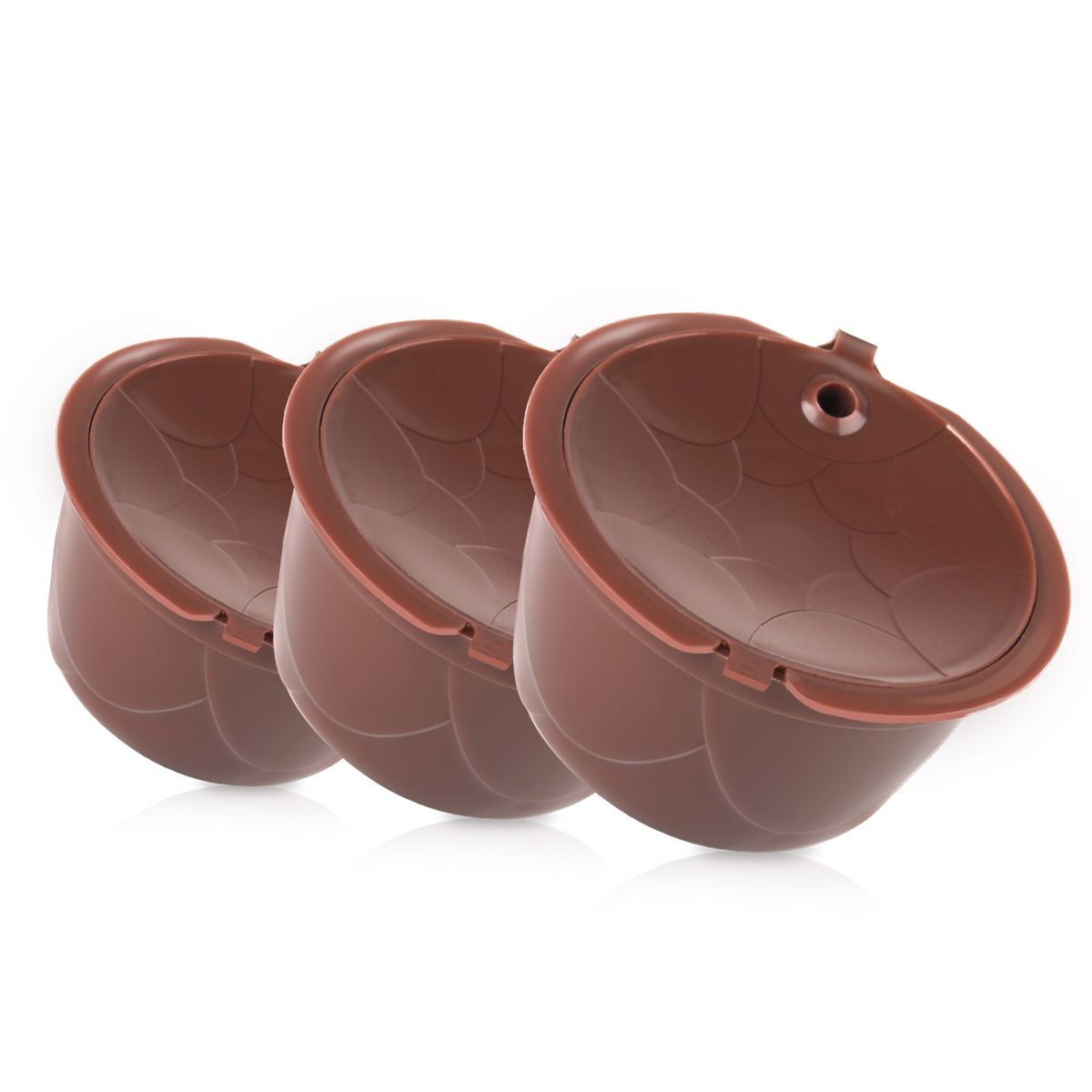 3PCS Reusable Coffee Pods Refillable Coffee Capsules