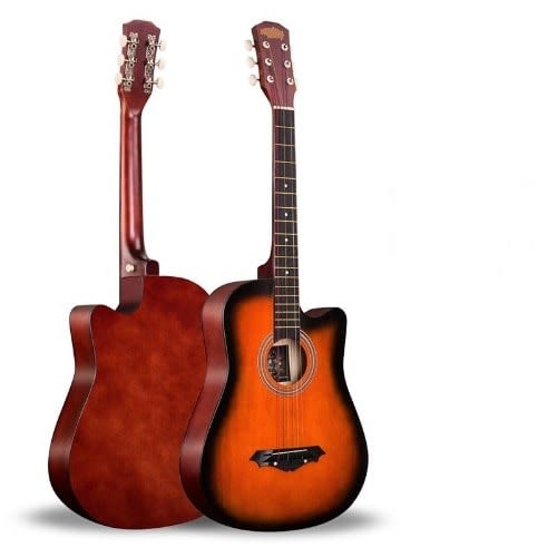 Acoustic Box Guitar With Bag And Strap -Sunburst