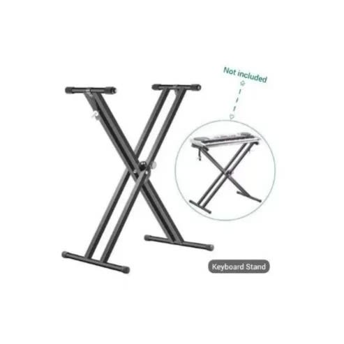 Adjustable And Foldable Double-braced Keyboard Stand
