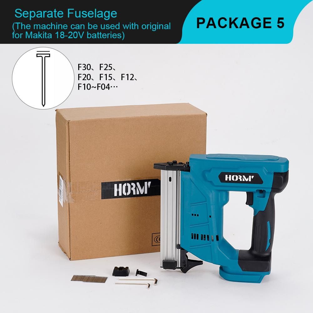 20V Electric Nail Gun For F30/422J Framing Nailer Tacker Stapler Furniture Staple Gun Woodworking Power Tool For Makita Battery