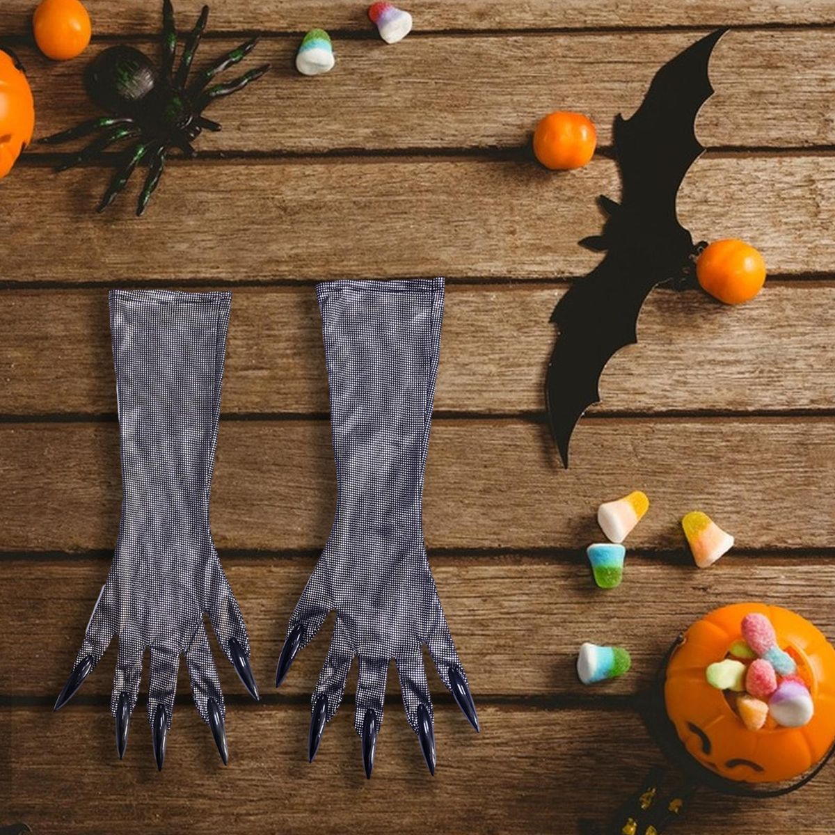Halloween Cat Costumes For Women Club Party With Gloves
