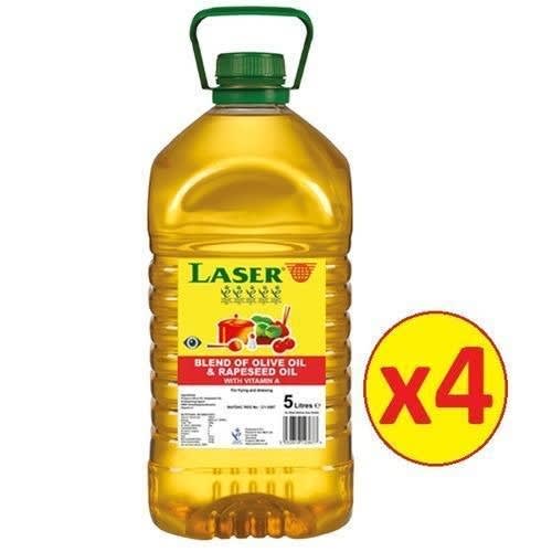 Blend Of Olive Oil And Rapeseed Oil -5L - Pack Of 4