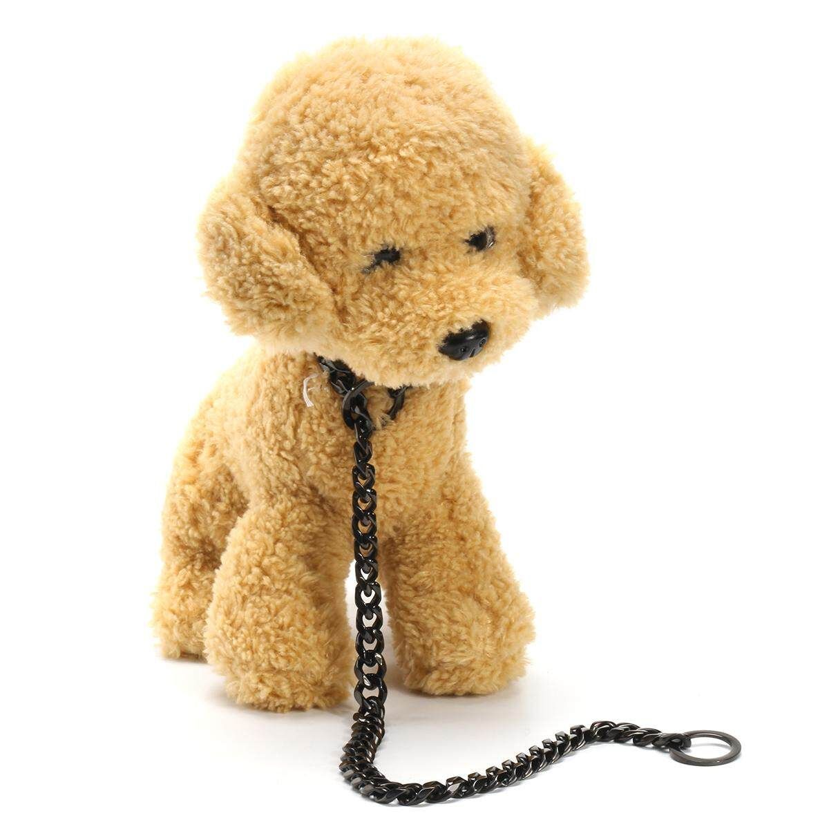 Big 15mm Black Curb Cuban Link 316L Stainless Steel Dog Chain Pet Collar 12-30'' 26inch