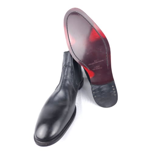 Pascal Morabito Mens  Black Leather Formal  Boot