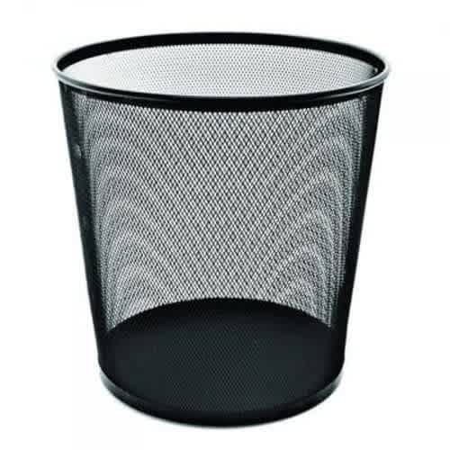 Iron Mesh Dustbin - 4L - Black
