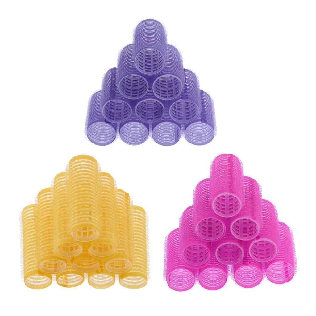 30 Pieces Plastic Hair Roller Curling Curls Bangs Roller Hair Styling