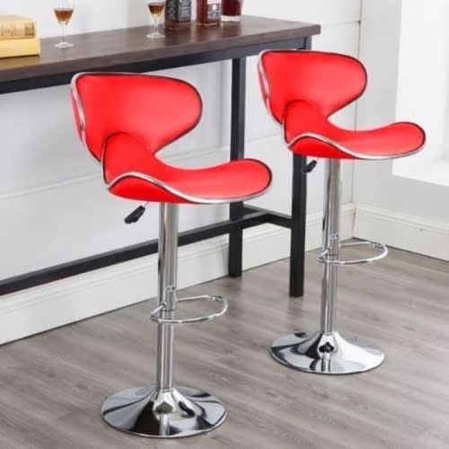 Stainless Bar Stools - 2 Pieces