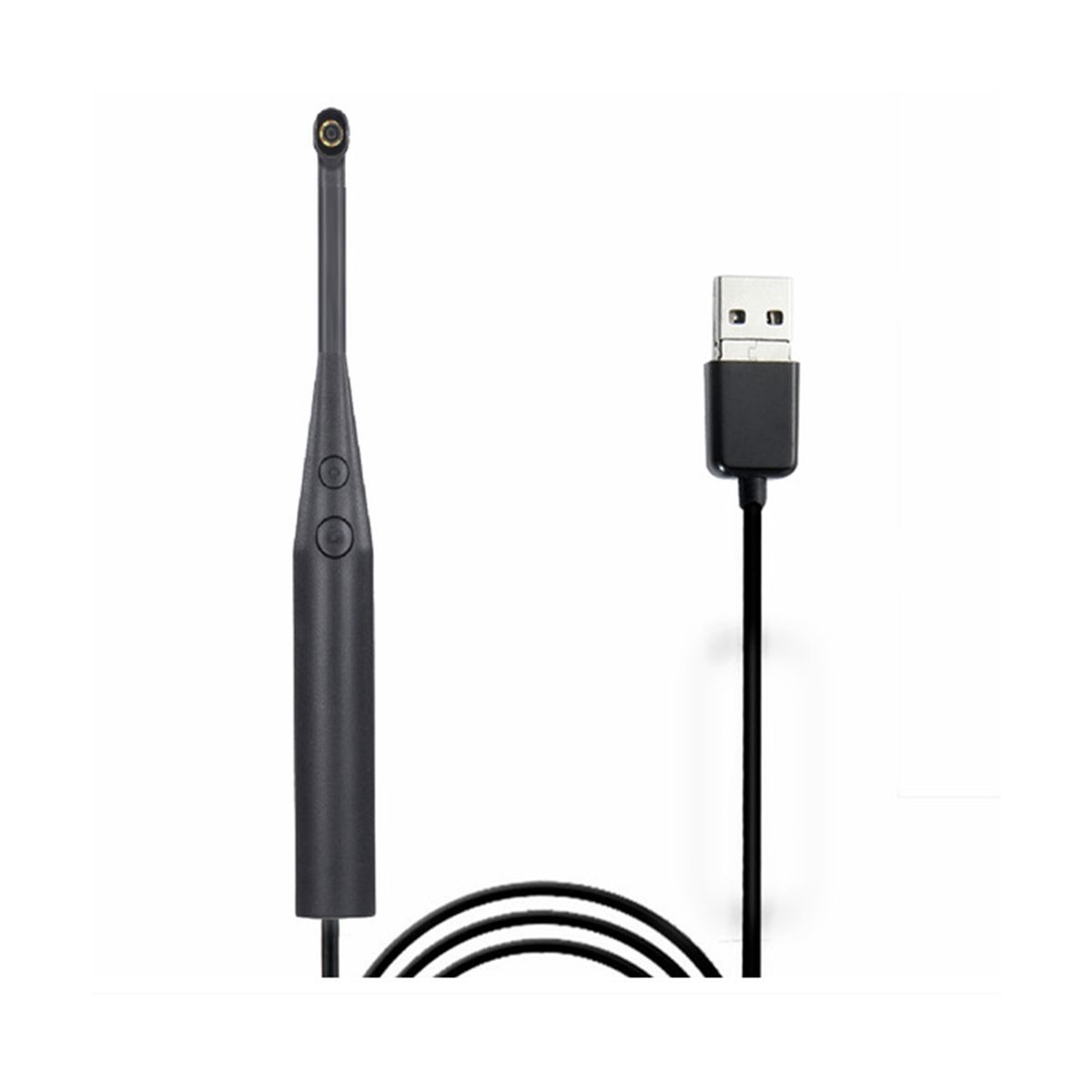2MP 720P Intraoral Dental Camera Endoscope 6LED USB -Check Inspection Real-Time Inspect CameraBlack