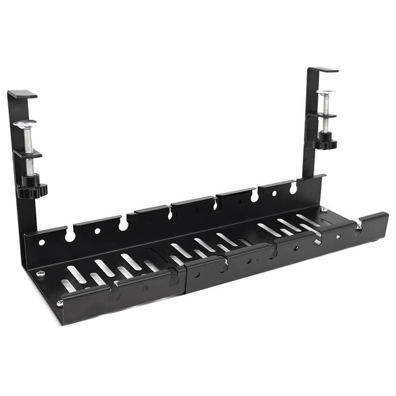 Expandable Under Desk Cable Storage Rack Management Tray