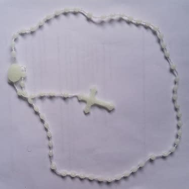 Rubber Glow In The Dark Rosary - 24pcs