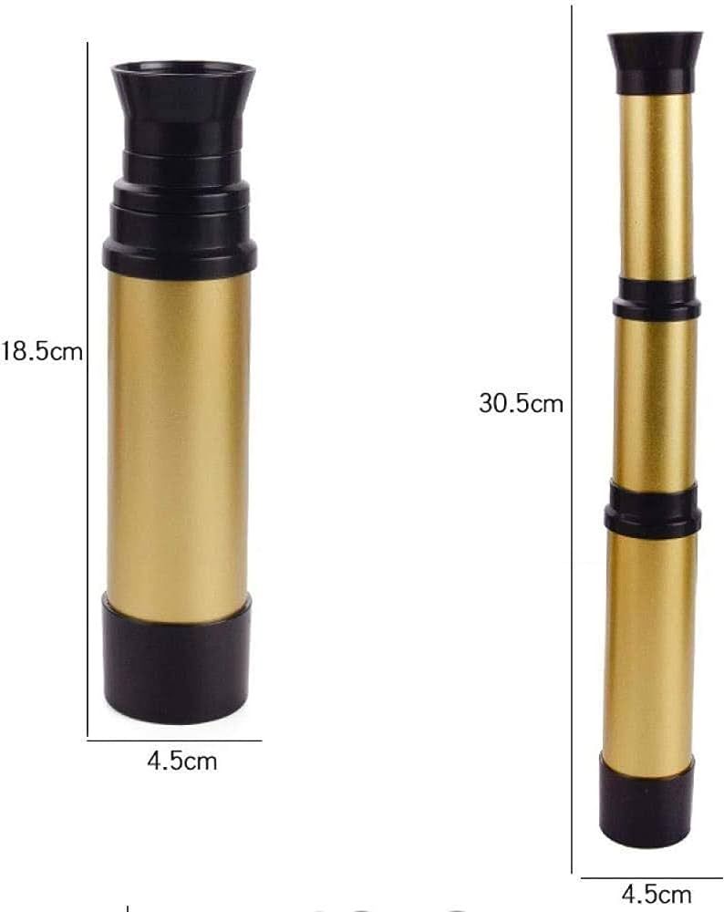 Portable Golden Vintage Handheld Telescope