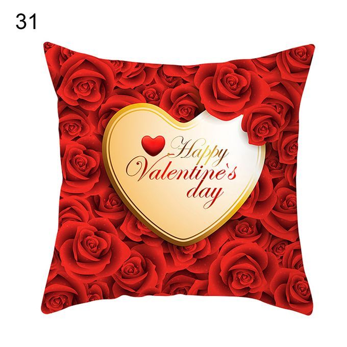 Valentine Day Style Pillowcase Home Decor Cushion-