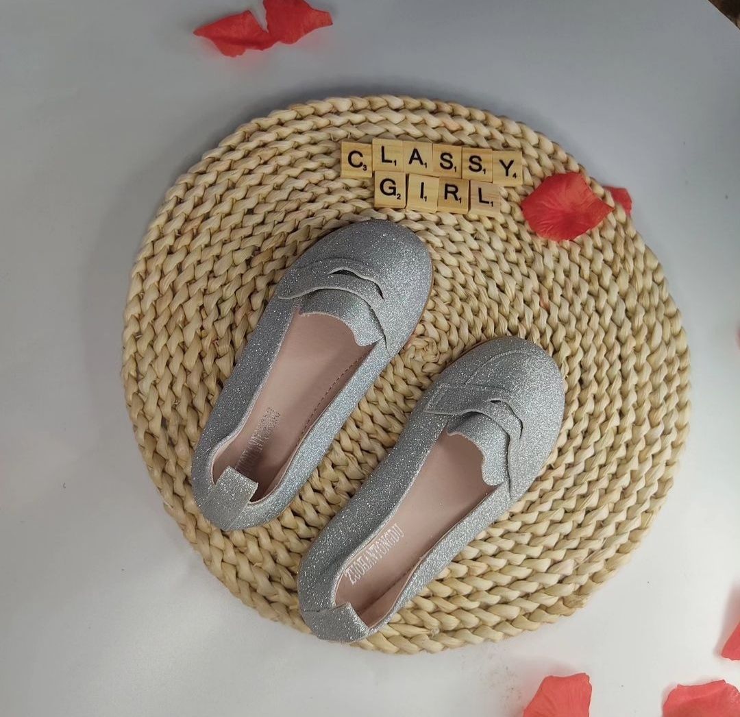 Baby Girl Fashion Glitter Shoe (silver)