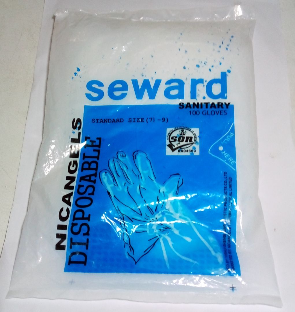 UNIVERSAL SEWARD DISPOSABLE HAND GLOVES