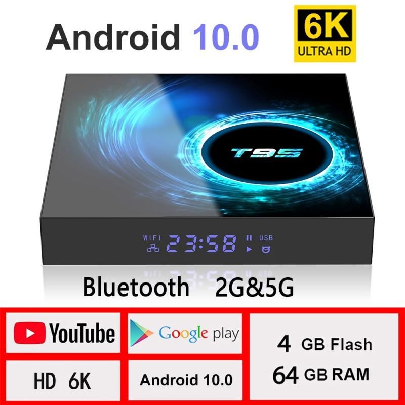 T95 max Android Smart TV Box 6K HD Set Top Supports Multiple Video Formats Multimedia PK X96 plus
