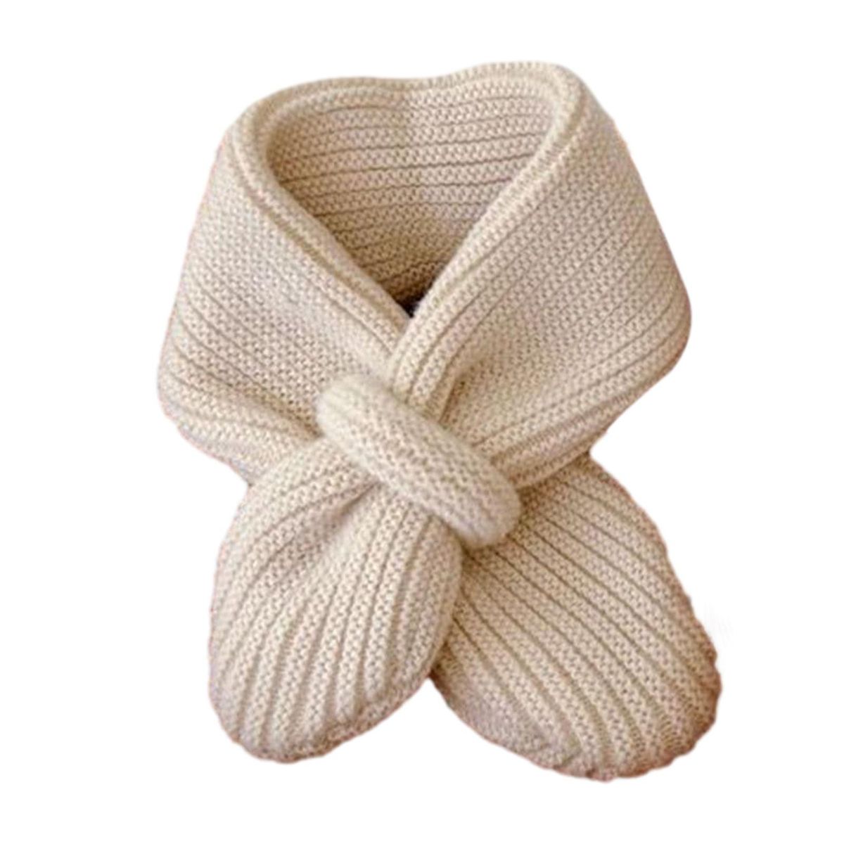 Kids Neck Wrap Cozykidz Knitted Neck Warmer Soft Warm for Winter Beige