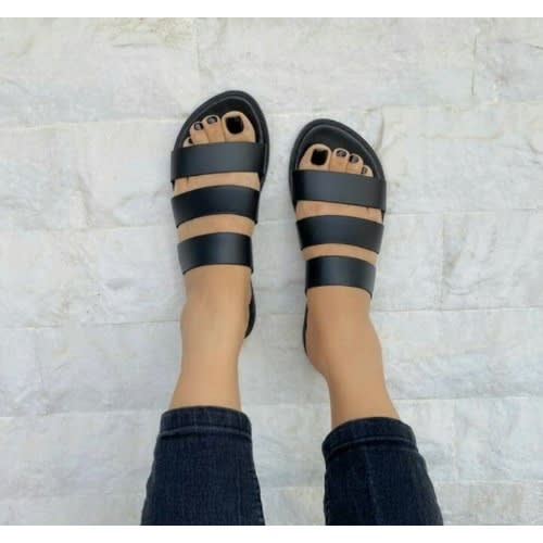 Female Black Steps Slide