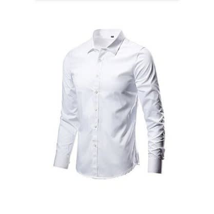 Men's White Long Sleeve Shirt