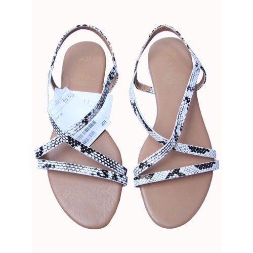 Ladies Animal Skin Print Sandals