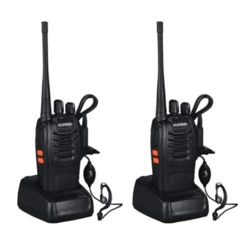 Walkie Talkie With Earpiece - 2 Piece