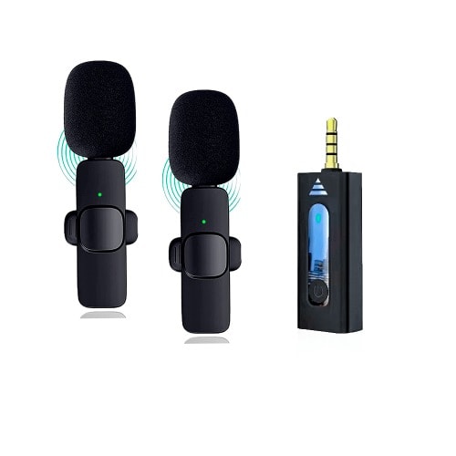 Wireless Lapel Microphone - K35  For Karaoke - Interviews And Speaker Interfaces