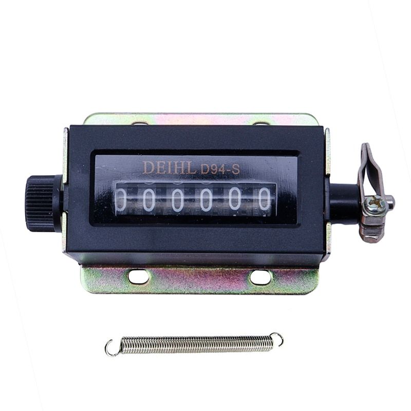 6 Digit D94-S Resettable Mechanical Pulling Count Counter